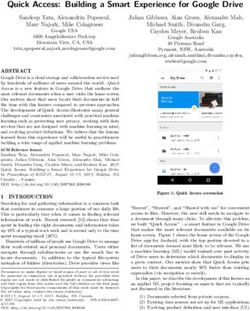 Quick Access: Building a Smart Experience for Google Drive - Research