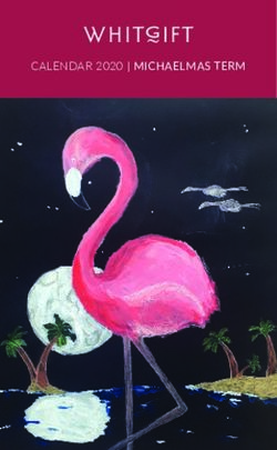 MICHAELMAS TERM CALENDAR - CALENDAR 2020 | MICHAELMAS TERM 2020 - Whitgift School