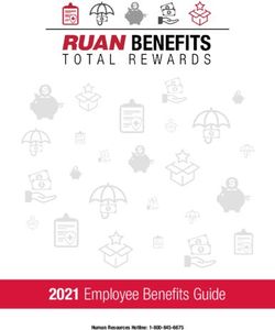 2021 Employee Benefits Guide - Human Resources Hotline: 1-800-845-6675 - Ruan