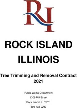 ROCK ISLAND ILLINOIS Tree Trimming and Removal Contract 2021 - Public Works Department - City of Rock Island