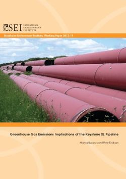 Greenhouse Gas Emissions Implications of the Keystone XL Pipeline - Stockholm Environment Institute, Working Paper 2013-11