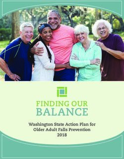 BALANCE FINDING OUR Washington State Action Plan for Older Adult Falls Prevention - Washington State Department of ...