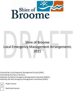 Shire of Broome Local Emergency Management Arrangements