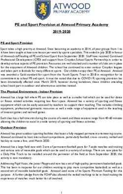 PE and Sport Provision at Atwood Primary Academy 2019-2020 - Atwood ...