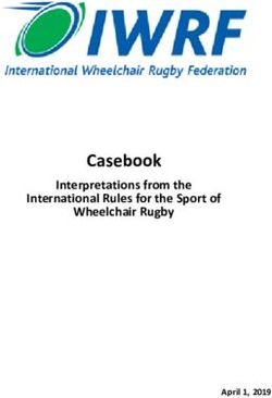 Casebook Interpretations from the International Rules for the Sport of Wheelchair Rugby - International ...