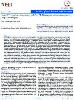 Journal Of Anesthesia & Pain Medicine - ISSN: 2474 9206 - Opast