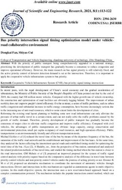 Available online www.jsaer.com Journal of Scientific and Engineering Research, 2021, 8(1):113-122