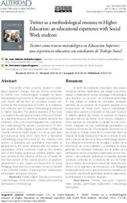 Twitter as a methodological resource in Higher Education: an educational experience with Social Work students
