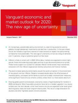 Vanguard economic and market outlook for 2020: The new age of uncertainty