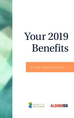 Your 2019 Benefits A quick reference guide - Aldine Benefits