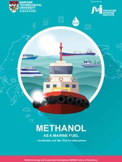 METHANOL AS A MARINE FUEL - Methanol Institute