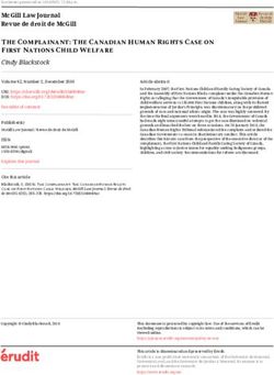 The Complainant: The Canadian Human Rights Case on First Nations Child Welfare
