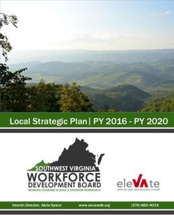 Local Strategic Plan PY 2016 - PY 2020 - Southwest Virginia ...
