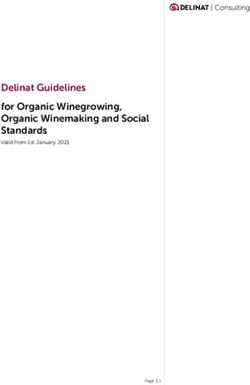 Delinat Guidelines for Organic Winegrowing, Organic Winemaking and Social Standards - Bioaktuell