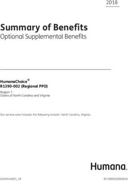 Summary of Benefits Optional Supplemental Benefits 2018 - Senior ...