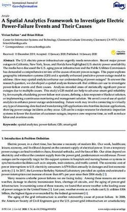 A Spatial Analytics Framework to Investigate Electric Power-Failure Events and Their Causes