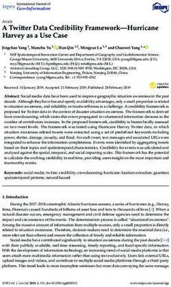 A Twitter Data Credibility Framework-Hurricane Harvey as a Use Case - MDPI