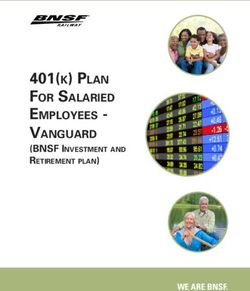 401(K) PLAN FOR SALARIED EMPLOYEES - VANGUARD (BNSF INVESTMENT AND RETIREMENT PLAN) - BNSF RAILWAY