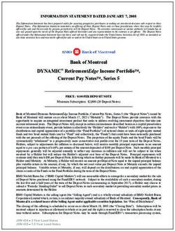 Bank of Montreal DYNAMIC RetirementEdge Income Portfolio, Current Pay Notes, Series 5