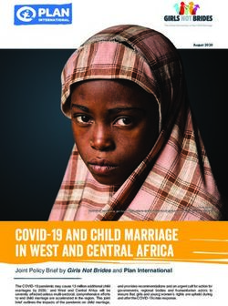 Covid-19 and child marriage in West and Central Africa - ReliefWeb