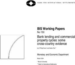 BIS Working Papers Bank lending and commercial property cycles: some cross-country evidence