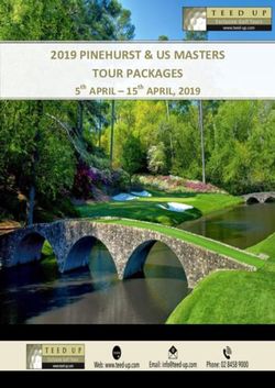 2019 PINEHURST & US MASTERS TOUR PACKAGES - 5th APRIL - 15 th APRIL, 2019 - Teed Up Golf Tours