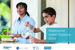 Melbourne Water Outlook 2019 - 30 November 2018