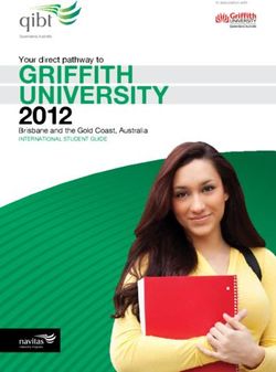 Griffith University 2012 - Brisbane and the Gold Coast, Australia INTERNATIONAL STUDENT GUIDE