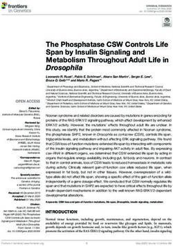 The Phosphatase CSW Controls Life Span by Insulin Signaling and Metabolism Throughout Adult Life in Drosophila - Frontiers