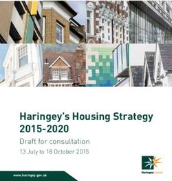 Haringey's Housing Strategy 2015-2020 - Draft for consultation 13 July to 18 October 2015 - Haringey Council
