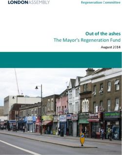 Out of the ashes The Mayor's Regeneration Fund - August 2014 Regeneration Committee