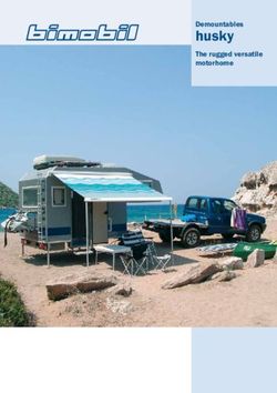 Husky Demountables The rugged versatile motorhome - Bimobil