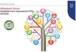 Willowbank School Establishment Improvement Plan 2019/20 - Glow Blogs