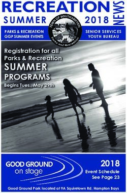 SUMMER 2018 - 2018 Event Schedule See Page 23 - Town of Southampton