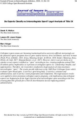 Do Esports Classify as Intercollegiate Sport? Legal Analysis of Title IX