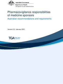 Pharmacovigilance Responsibilities Of Medicine Sponsors - Australian ...