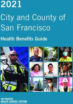 2021 City and County of San Francisco Health Benefits Guide - San Francisco Health ...