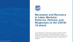 Recession and Recovery in Labor Markets: Patterns, Policies, and Responses to the COVID- 19 shock