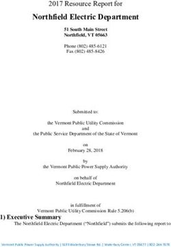 Northfield Electric Department - 2017 Resource Report for - Vermont Public Power Supply ...