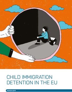 CHILD IMMIGRATION DETENTION IN THE EU - MARCH 2019 - (Picum).