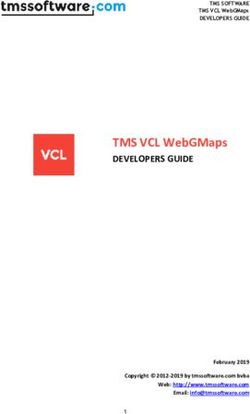 TMS VCL WebGMaps DEVELOPERS GUIDE - TMS Software