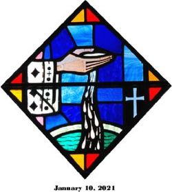 January 10, 2021 - Trinity Evangelical Lutheran Church