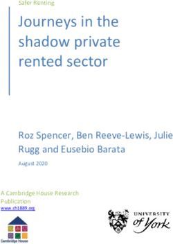 Journeys in the shadow private rented sector - Roz Spencer, Ben Reeve-Lewis, Julie Rugg and Eusebio Barata - University of York