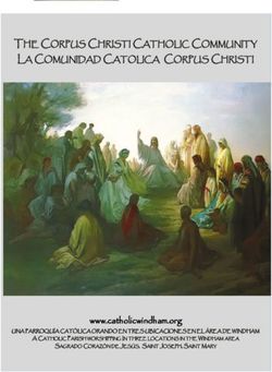 THE CORPUS CHRISTI CATHOLIC COMMUNITY LA COMUNIDAD CATOLICA CORPUS CHRISTI - Parishes Online