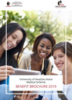 BENEFIT BROCHURE 2019 - University of KwaZulu-Natal Medical Scheme - MM3 Admin