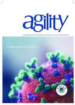 Reflections of COVID-19 - CHARTERED PHYSIOTHERAPISTS WORKING WITH OLDER PEOPLE Summer 2020 - Chartered Physiotherapists working ...