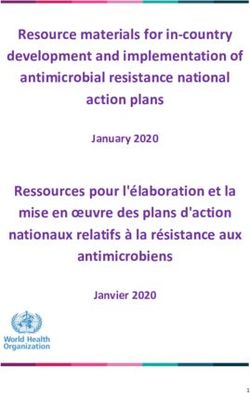 Resource materials for in-country development and implementation of antimicrobial resistance national action plans