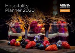 HOSPITALITY PLANNER 2020 - EXCEL LONDON