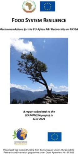 FOOD SYSTEM RESILIENCE - Leap4fnssa