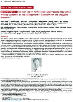 Editor's Choice - European Society for Vascular Surgery (ESVS) 2020 Clinical Practice Guidelines on the Management of Vascular Graft and Endograft ...